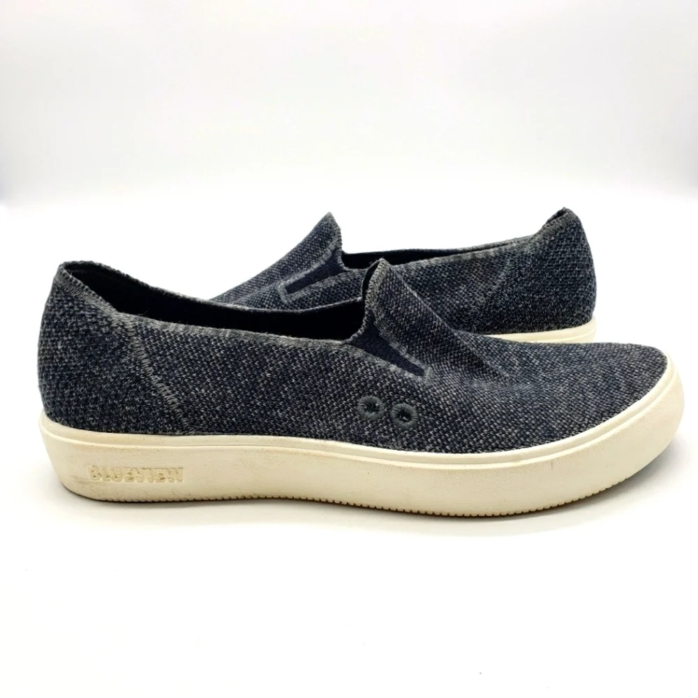 Blueview unisex slip on sneakers black grey Men US 9.5 Women US 11 Pacific style